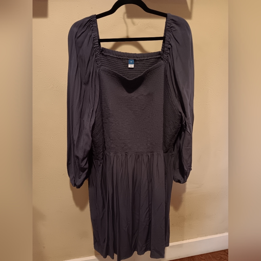 Old Navy 4x Swing Dress Navy Blue #10